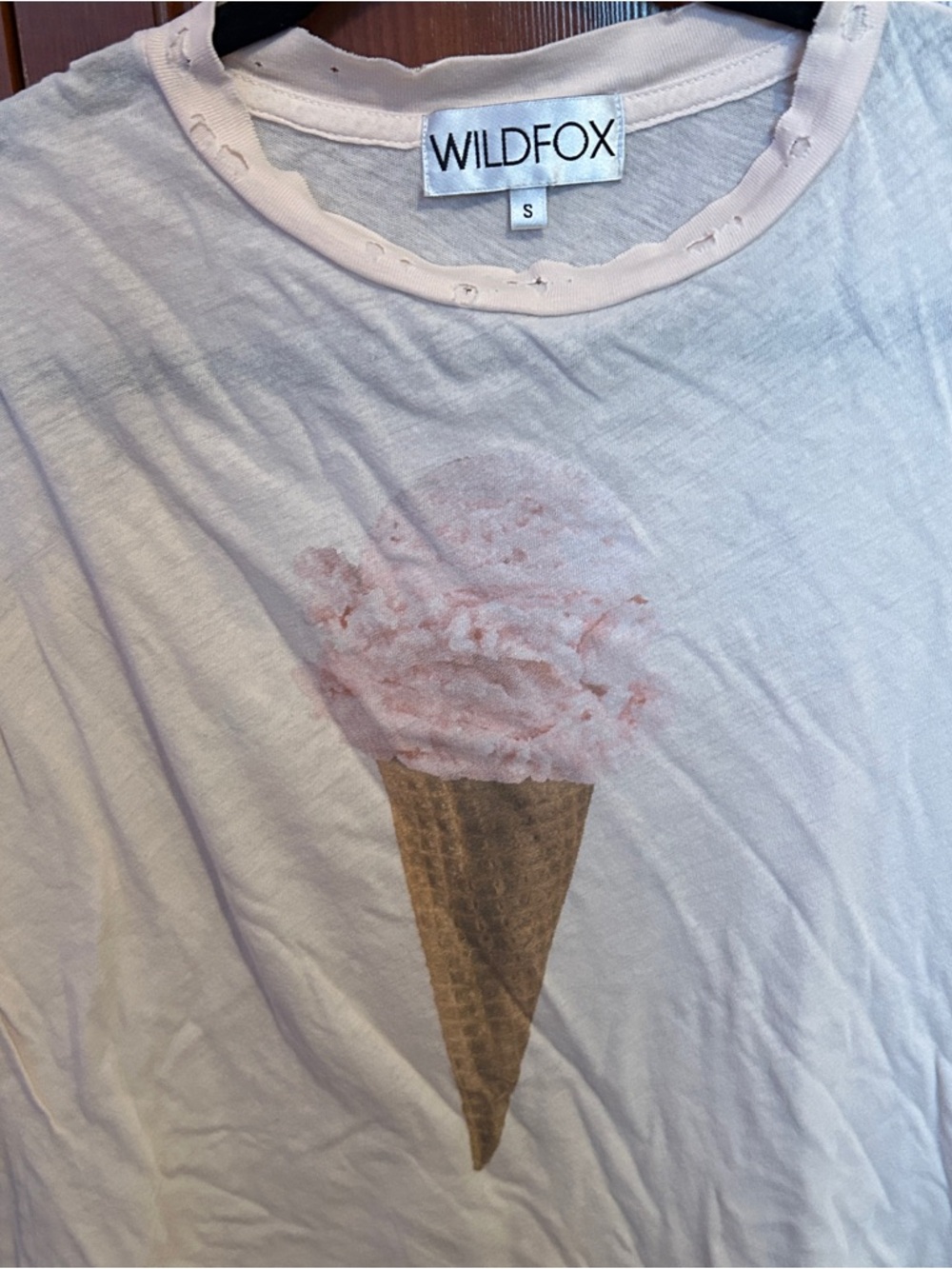 Wildfox Pink Ice Cream Graphic Tee - Picture 2 of 5